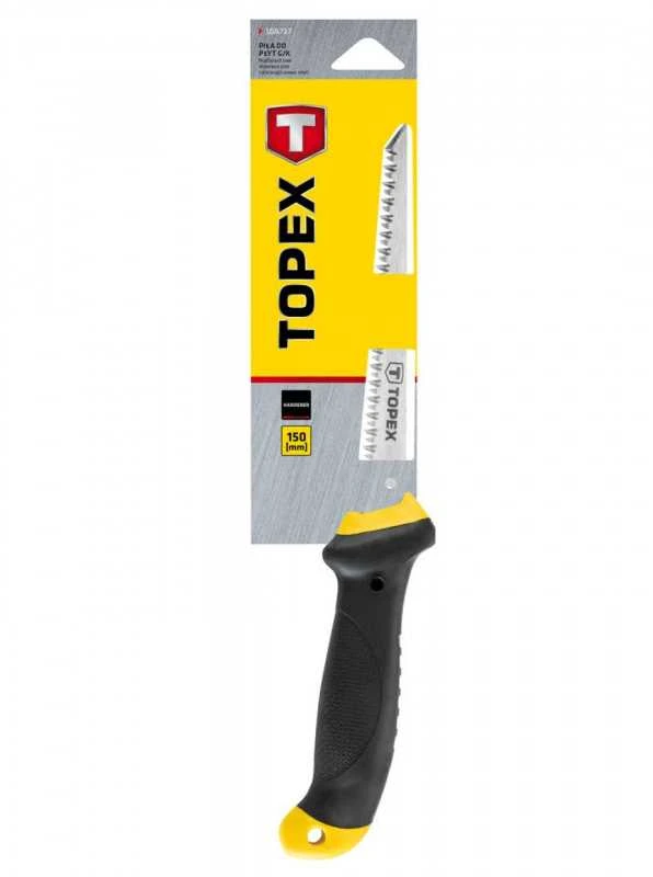 Gipso kartono pjūklas TOPEX 150 mm, grūdinti dantys