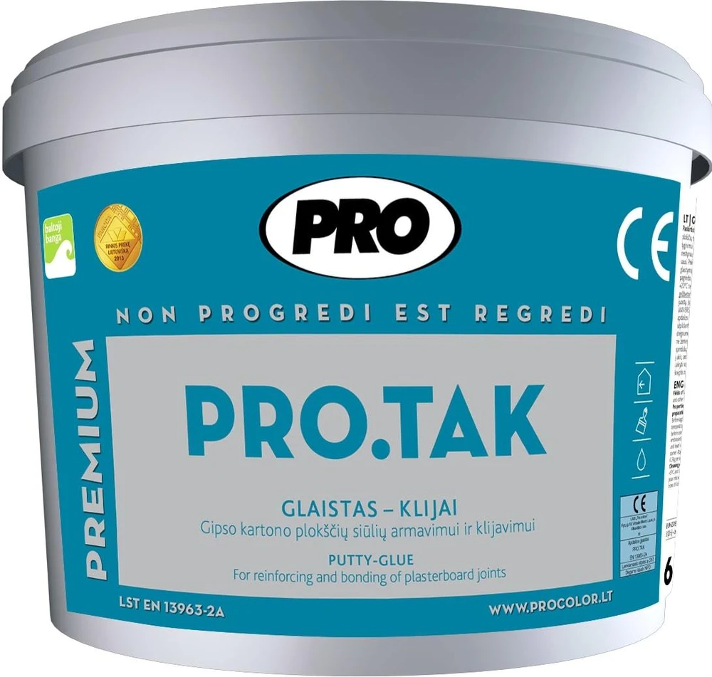 Glaistas PRO.TAK 15kg gipso kartono plokščių siūlėms