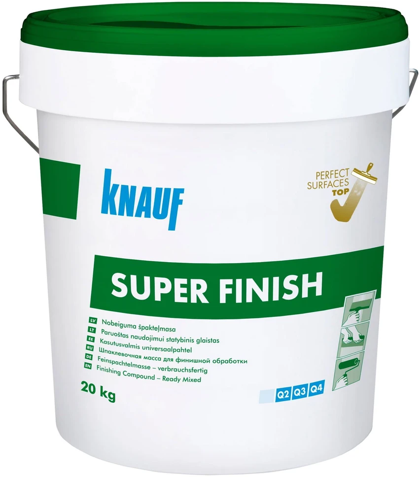 Sheetrock Glaistas KNAUF SUPER FINISH 5,4kg