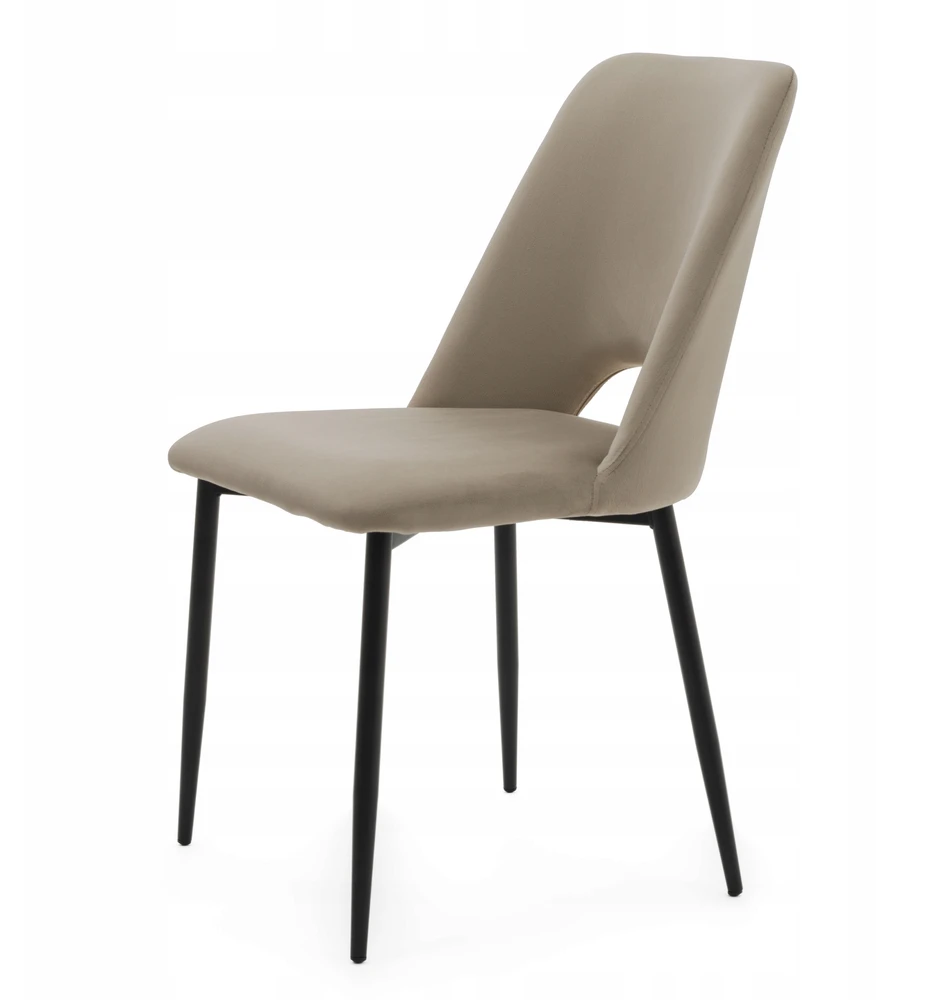 New Home GLAMOUR MINŠTA AKSOMINĖ KĖDĖ SVETAINEI VALGOMO KAMBARYS GLAMOUR DARK BEIGE ORO
