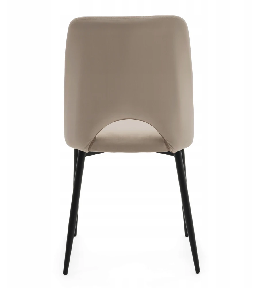 New Home GLAMOUR MINŠTA AKSOMINĖ KĖDĖ SVETAINEI VALGOMO KAMBARYS GLAMOUR DARK BEIGE ORO