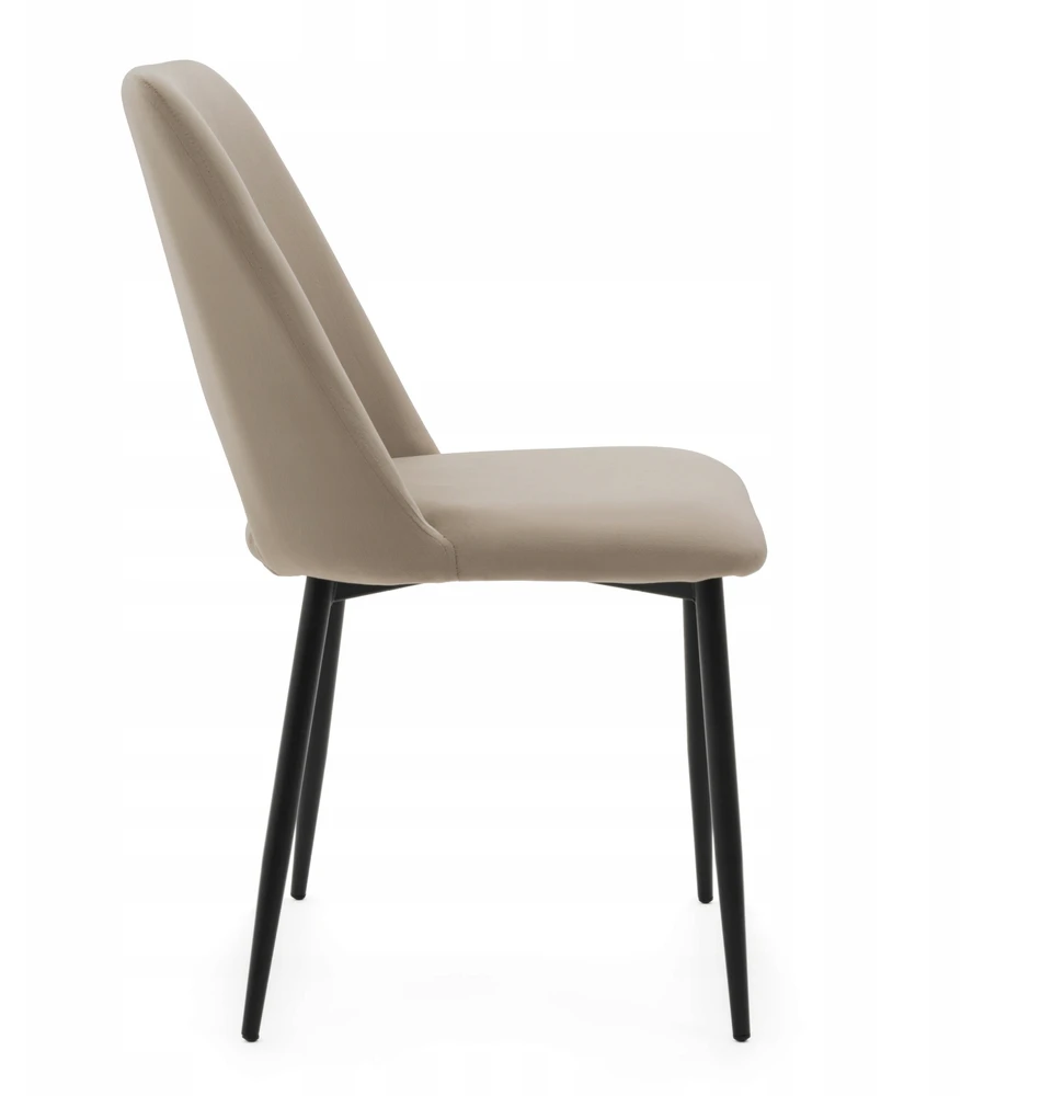 New Home GLAMOUR MINŠTA AKSOMINĖ KĖDĖ SVETAINEI VALGOMO KAMBARYS GLAMOUR DARK BEIGE ORO