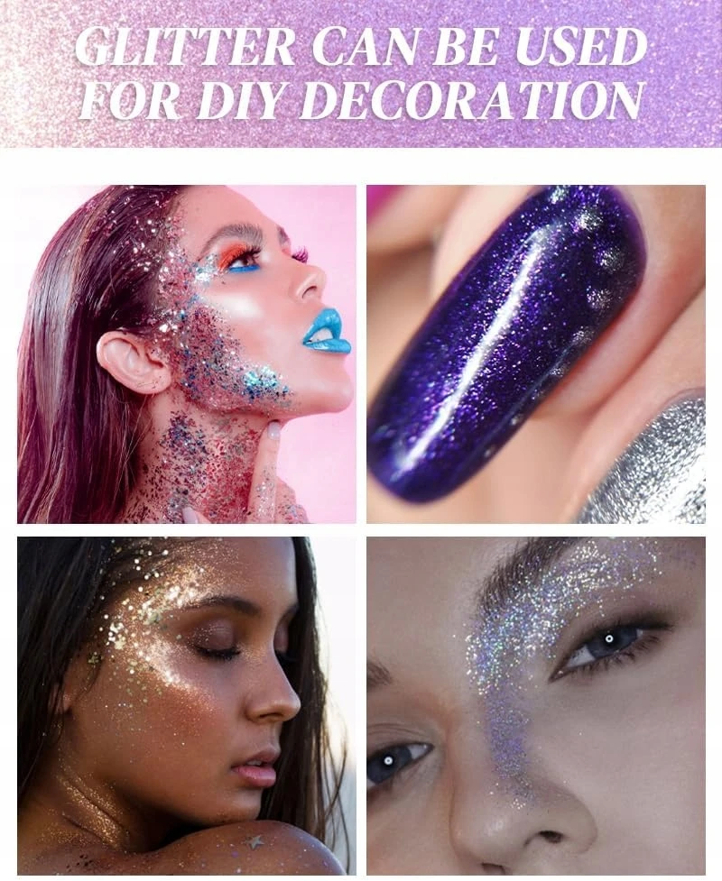 GLITTER TATTUOS DIDELIS TATUiruočių rinkinys, ŠABLONAI IR 30 SPALVŲ