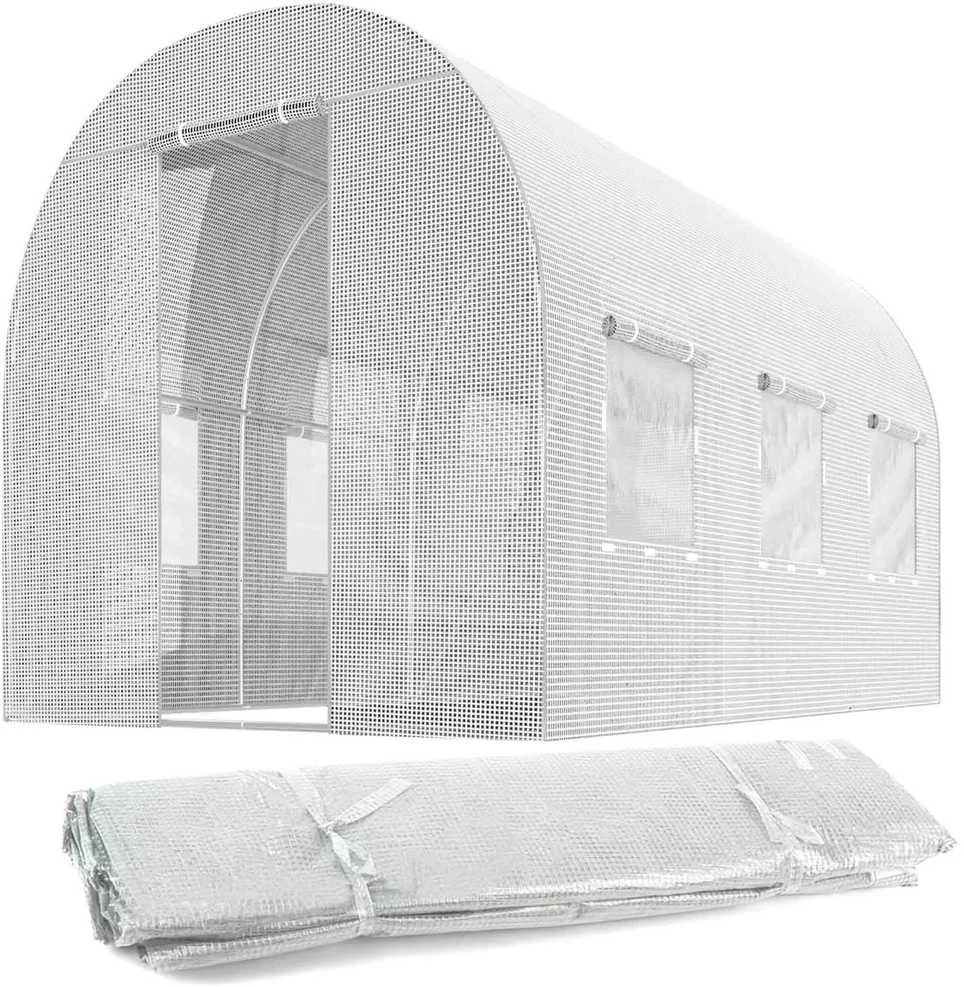 Global Sodo tunelio folija 2x3m (6m2) balta Plonos