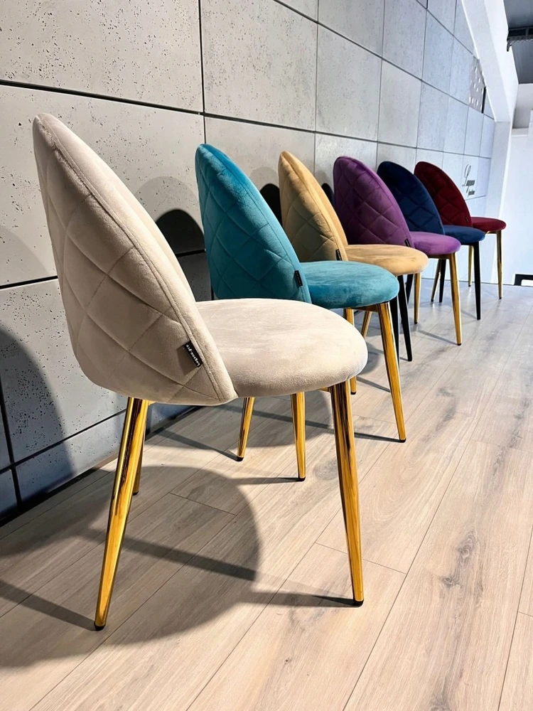 GLORIA DARK Pilkas VELVET GOLD Lugano minkšta kėdė