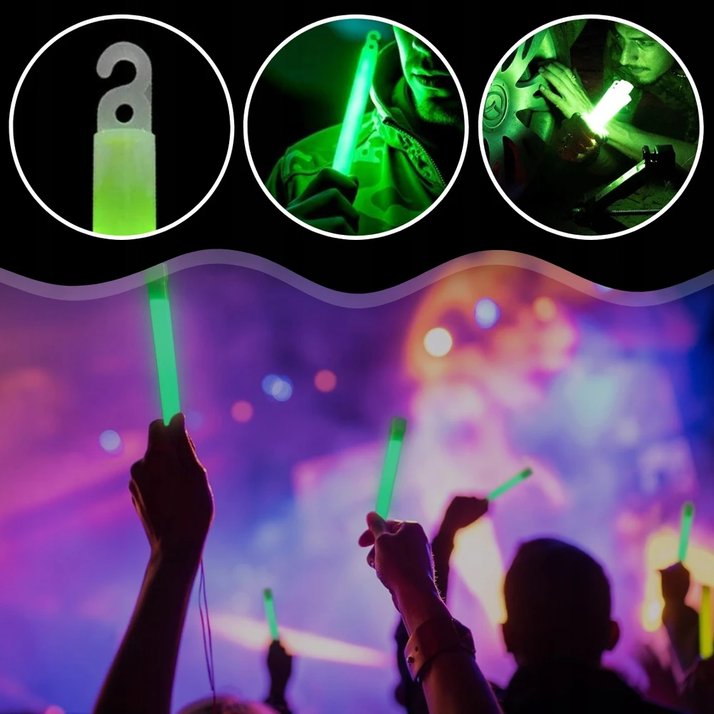 Memflow GLOW STICK APŠVIETIMO ŽALIA CHEMINĖ LIETUVA KEMPINGŲ PAlapinei