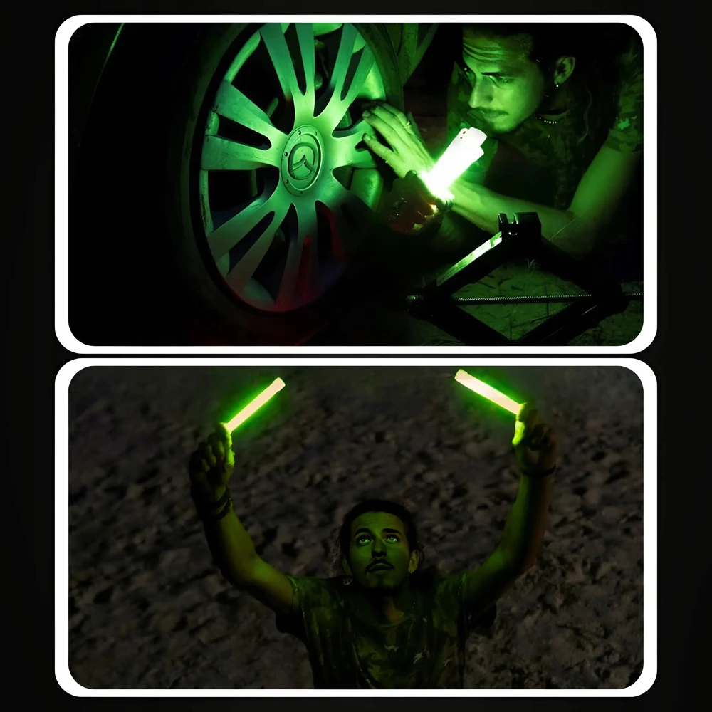 Memflow GLOW STICK APŠVIETIMO ŽALIA CHEMINĖ LIETUVA KEMPINGŲ PAlapinei