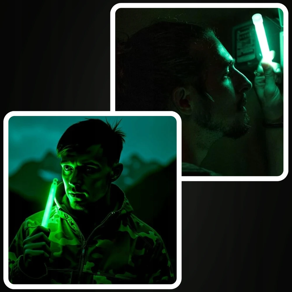 Memflow GLOW STICK APŠVIETIMO ŽALIA CHEMINĖ LIETUVA KEMPINGŲ PAlapinei