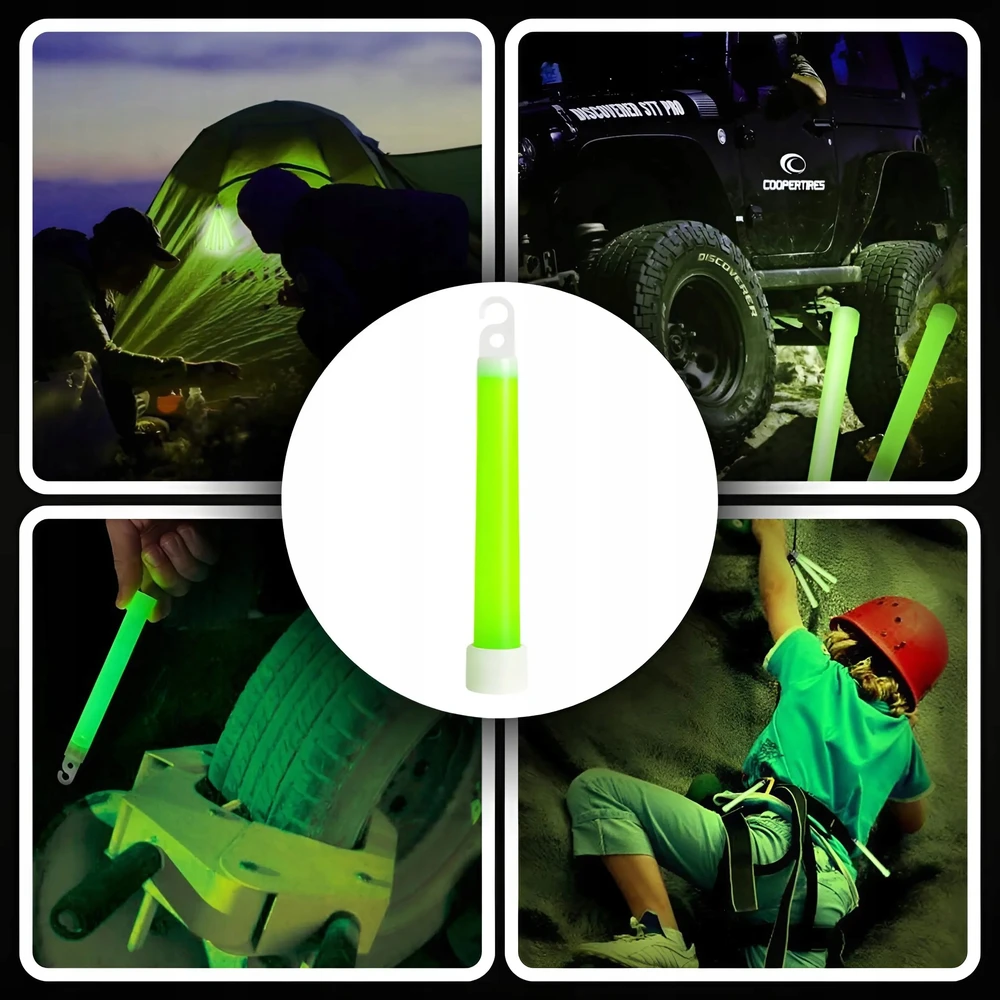 Memflow GLOW STICK APŠVIETIMO ŽALIA CHEMINĖ LIETUVA KEMPINGŲ PAlapinei