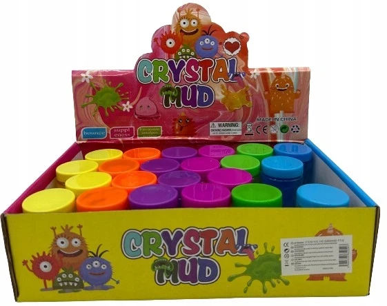 Glut Slime Tower įvairių spalvų antistresinis gelio žaislas vaikams