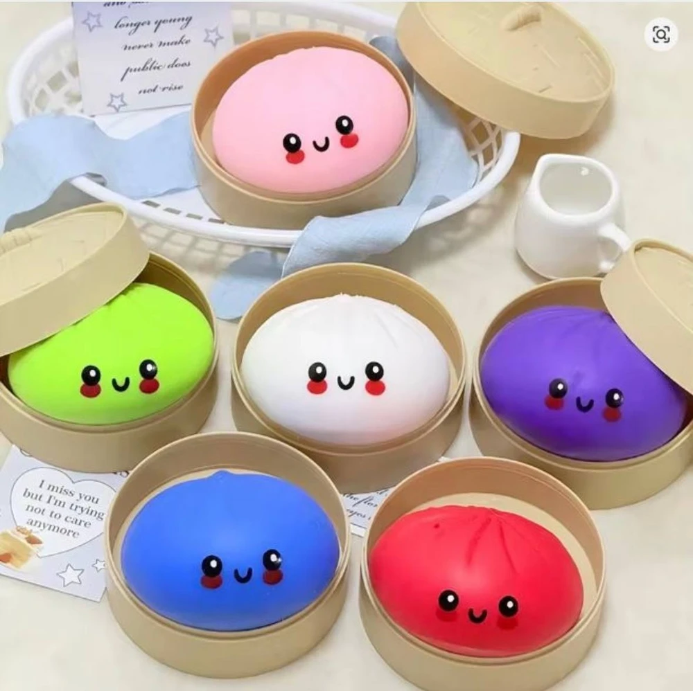 Gniotek Antistress Dumpling PIEROŻEK kukuliai MYSTERY tiktok SECRET COLOR