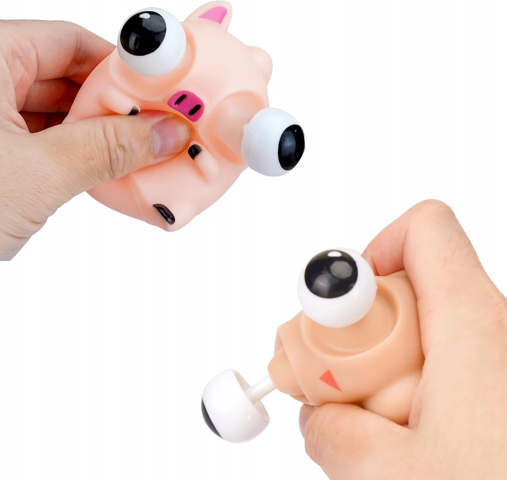 GNIOTEK GYVŪNAS 9cm SU AKIS ANTISTRESAS SQUISHY FIDGET MOCHI