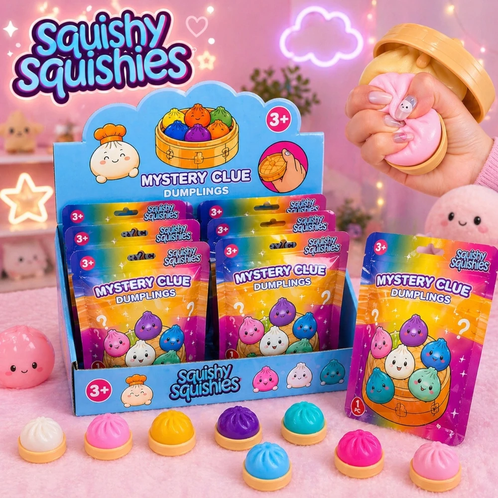 GNIOTEK MOCHI Mystery Mini DUMPLINGS koldūnai nuo streso 4 vnt.