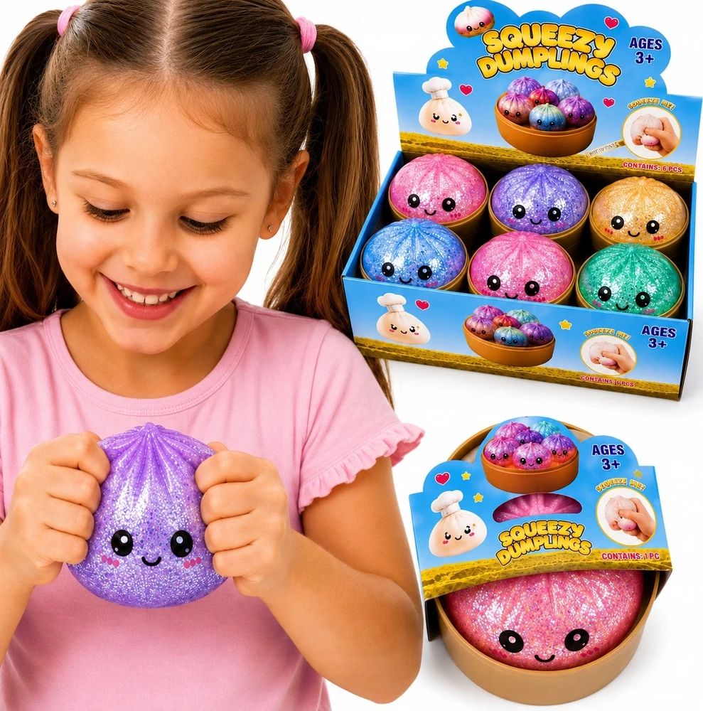 GNIOTEK PIERÓG KOMPLULINIS TIKTOK GLITTER MYSTERY BALLS DIDELI 10C