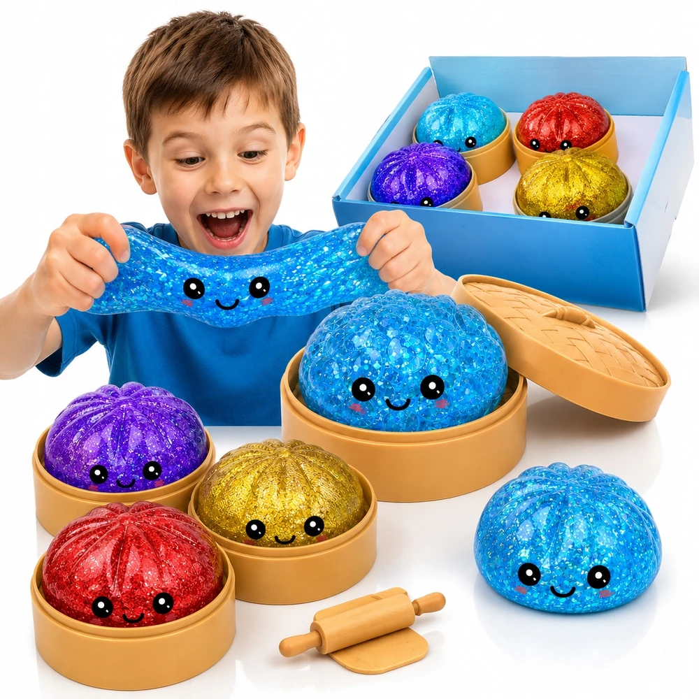 GNIOTEK PIERÓG KOMPLULINIS TIKTOK GLITTER MYSTERY BALLS DIDELI 10C