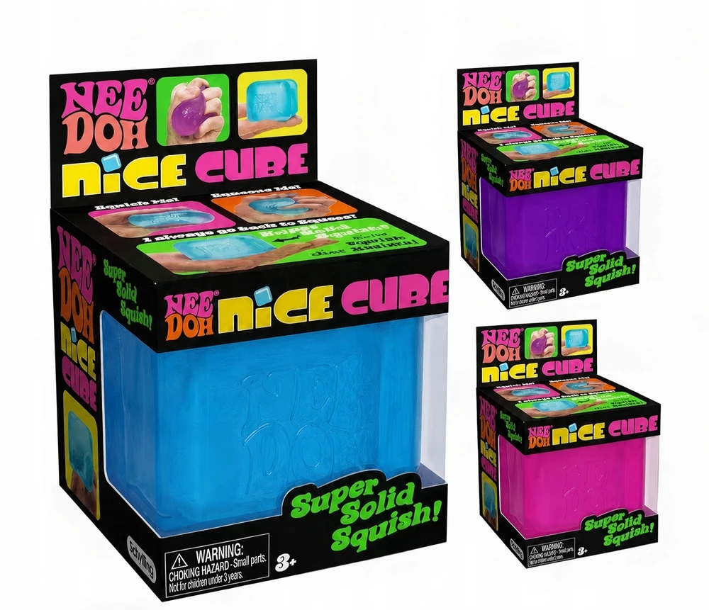 GNIOTEK SQUISHY ICE CUBE ICE CUBE ANTESTRESAS JUTIMINIS ŽAISLAS