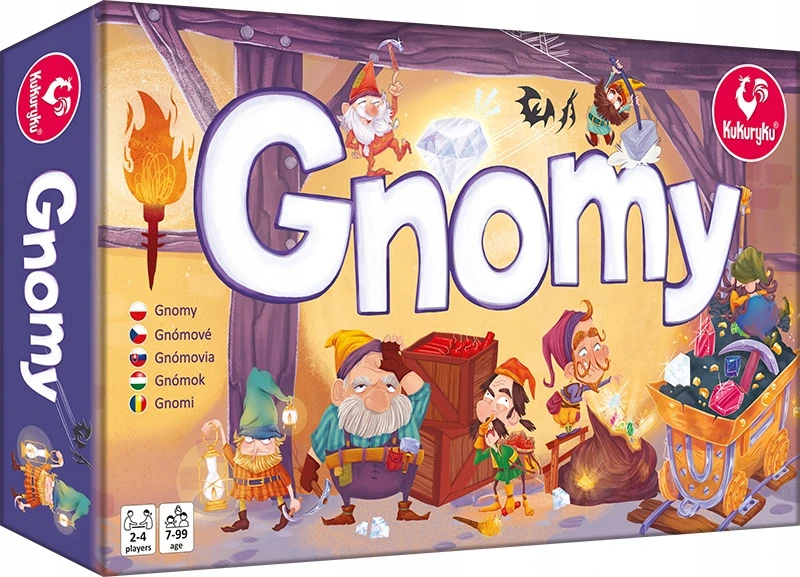 PROMATEK GNOMY šeimos stalo žaidimas vaikams deimantų kasyklos nykštukai 7+
