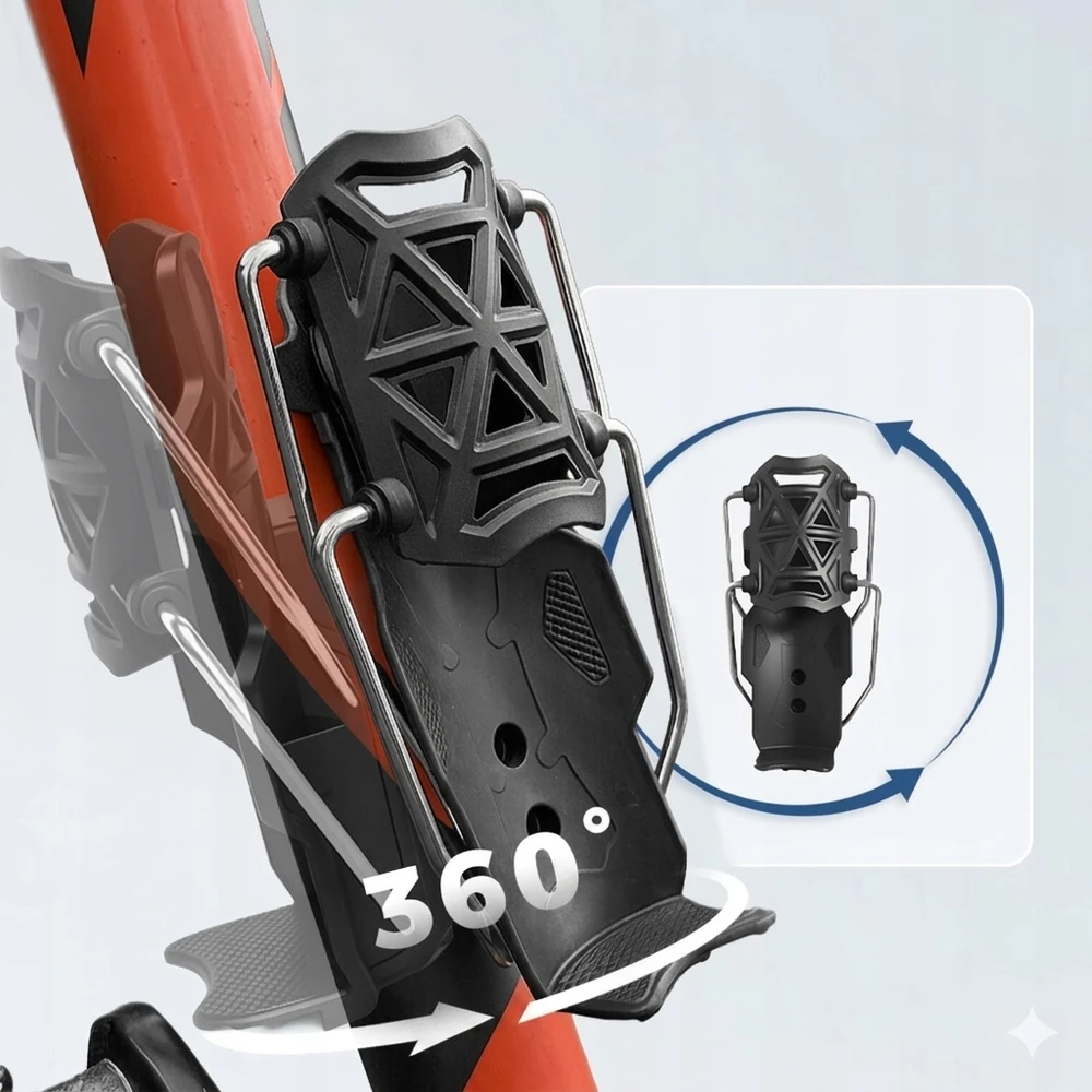 Goaduoynt DVIRAČIO IR MOTOCIKLO BUTELIŲ LAIKIKLIS, UNIVERSALUS RĖMUI IR RANKAI 360
