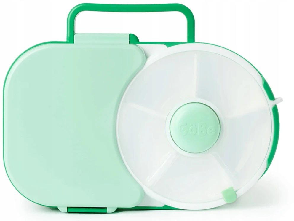 GoBe LUNCHBOX&SNACK SPINNER POJEMNIK NA ŚNIADANIE PRZEKĄSKI Z PRZEGRÓDKAMI
