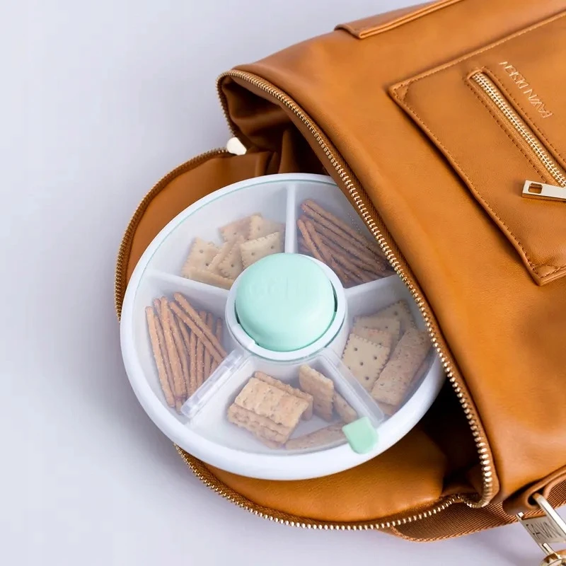 GOBE SNACK SPINNER užkandžių konteineris, priešpiečių dėžutė Coral Rožinė