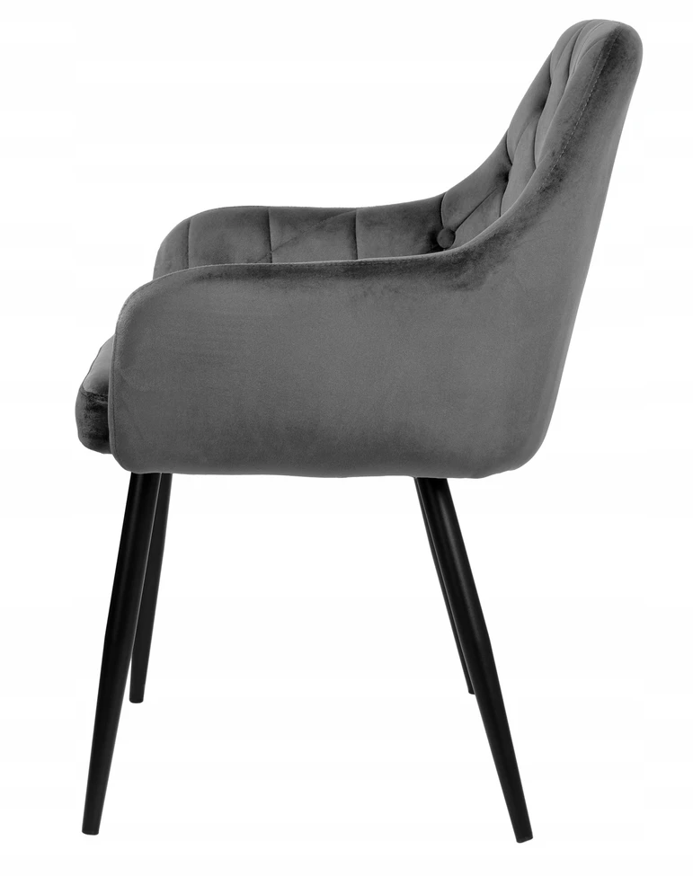 Gockowiak ATLANTA VELVET GRAPHITE VELVET KĖDĖ SVETAINEI, MODERNA