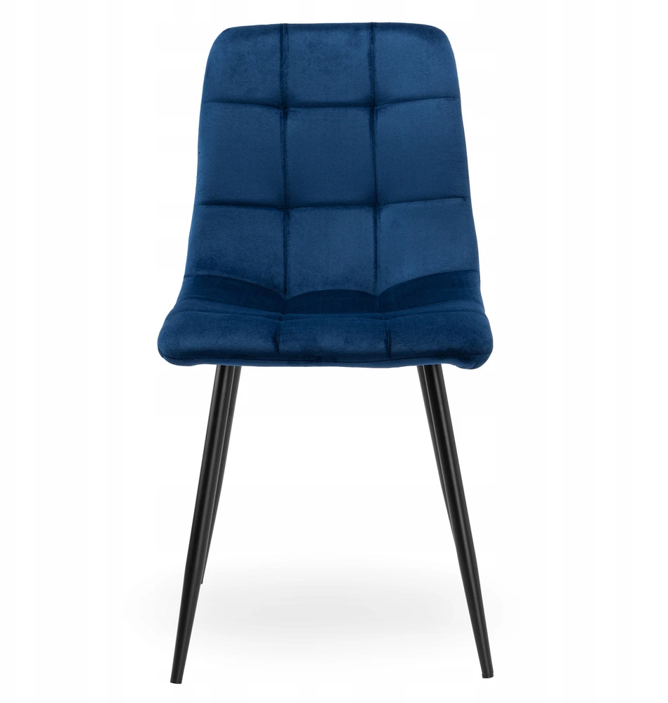 Gockowiak DENVER VELVET Mėlynas VELVET KĖDĖ SVETAINEI, VALGOMAI, MODERNUS