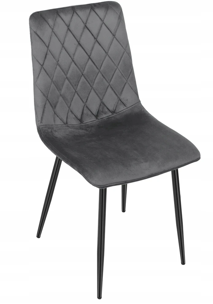 Gockowiak DEXTER VELVET GRAPHITE MINŠTA KĖDĖ STILINGAI SVETAINEI