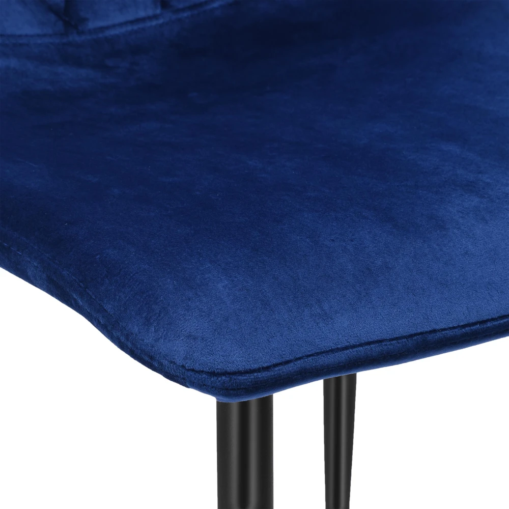 Gockowiak DEXTER VELVET MINŠTA KĖDĖ, NAVY MĖLYNA VALKOJOJE SVETAINEI, MODERNA