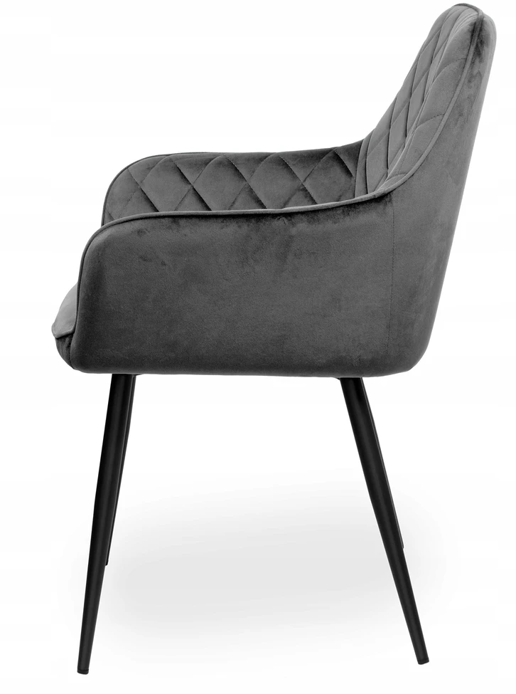 Gockowiak HAVANA VELVET GRAPHITE AKSOMINĖ KĖDĖ SVETAINEI, MODERNA