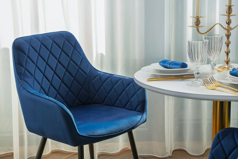 Gockowiak HAVANA VELVET NAVY VELVET KĖDĖ SVETAINEI, MODERNA