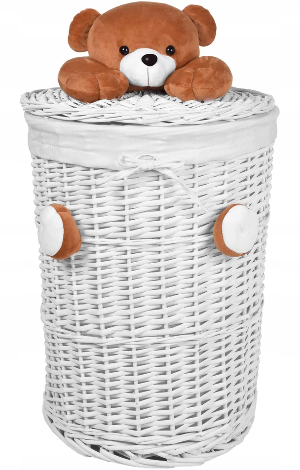 Poland Gockowiak KREPŠELIS ŽAISLAMS, Skalbimo apatiniams drabužiams, DRABUŽIAMS, PINTAS LOKIS 75L, Baltas