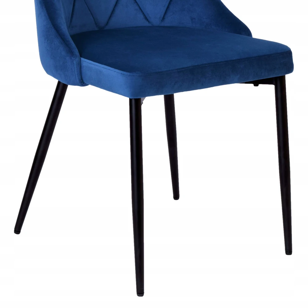 Gockowiak LINCOLN VELVET KĖDĖ, MINŠTA, NAVY Mėlynas VELVET VALGOMOJE SVETAINEI
