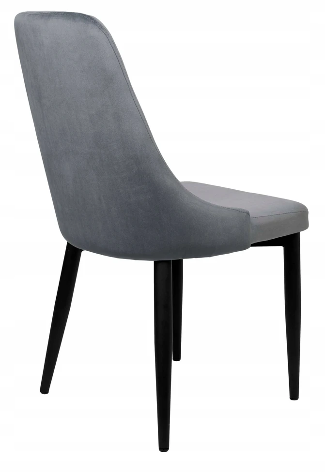 Gockowiak LORIENT VELVET GRAPHITE AKSOMINĖ KĖDĖ SVETAINĖS MODERNE VALGOMOSIUI