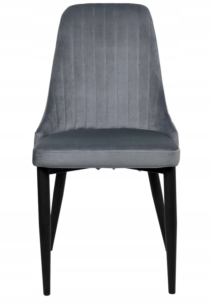 Gockowiak LORIENT VELVET GRAPHITE AKSOMINĖ KĖDĖ SVETAINĖS MODERNE VALGOMOSIUI