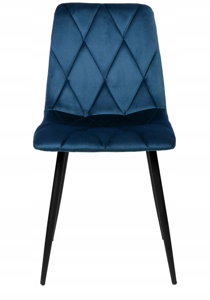 Gockowiak MADISON, NAVY Mėlynas VELVET MINŠTA VELIURINĖ KĖDĖ SVETAINEI VALGOMOSIAI