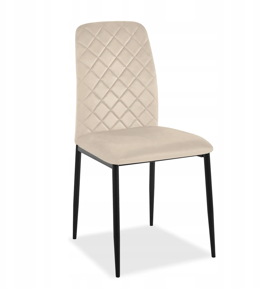 Gockowiak MAVERIK VELVET, BEIGE, MINŠTA AKSOMINĖ KĖDĖ SVETAINEI, VALGOMAI, NAMUI