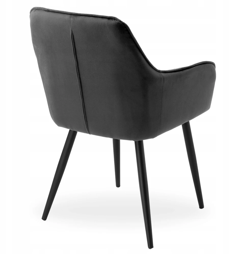 Gockowiak NEVADA VELVET GRAPHITE AKSOMINĖ KĖDĖ SVETAINEI, MODERNA