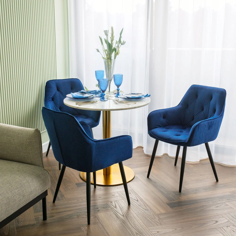 Poland Gockowiak NEVADA VELVET NAVY VELVET KĖDĖ SVETAINEI, MODERNA