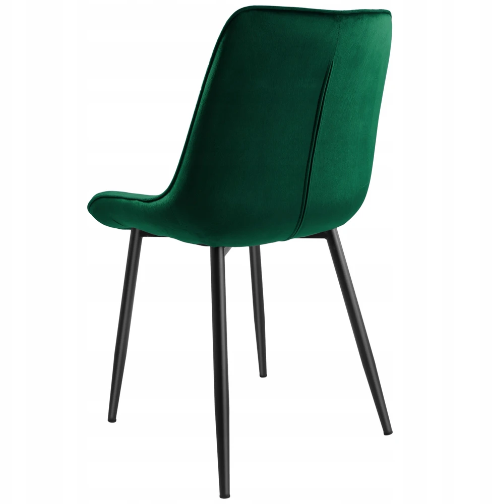 Gockowiak NORMAN VELVET KĖDĖ, TAMSIAI ŽALIA, ELEGANTI VALGOMOJE SVETAINEI