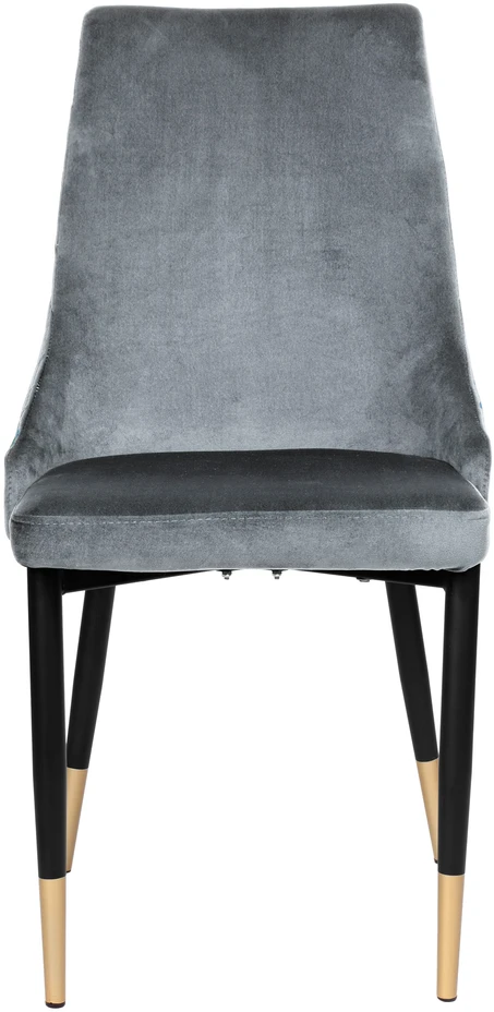 Gockowiak VERMONT VELVET GRAPHITE MINŠTA VELVETINĖ KĖDĖ VALGOMOJE SVETAINEI