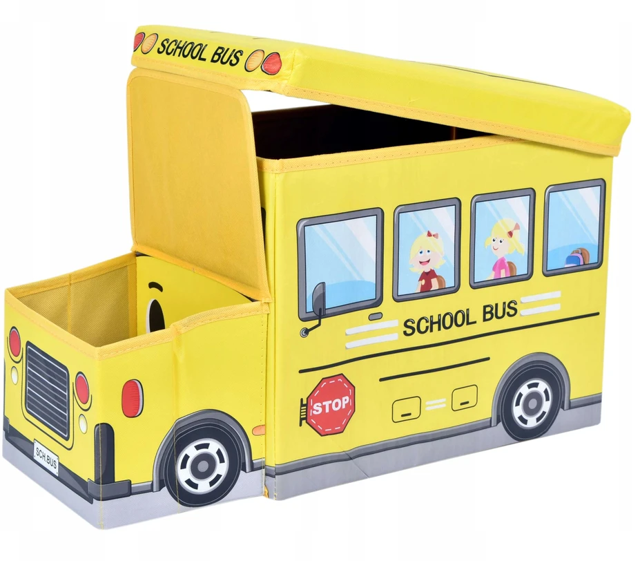 Gockowiak Poland Žaislų dėžė Autobusas geltonas