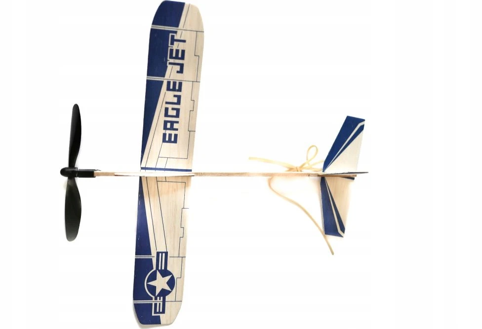 Goki Medinis lėktuvas Eagle Jet, konstruojamas, 35,5 cm