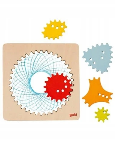 Goki Mokymosi žaidimas - BE PAVADINIMO - Spirografas - Geometriniai piešiniai - Mišrus - 3 metai ir vyresni