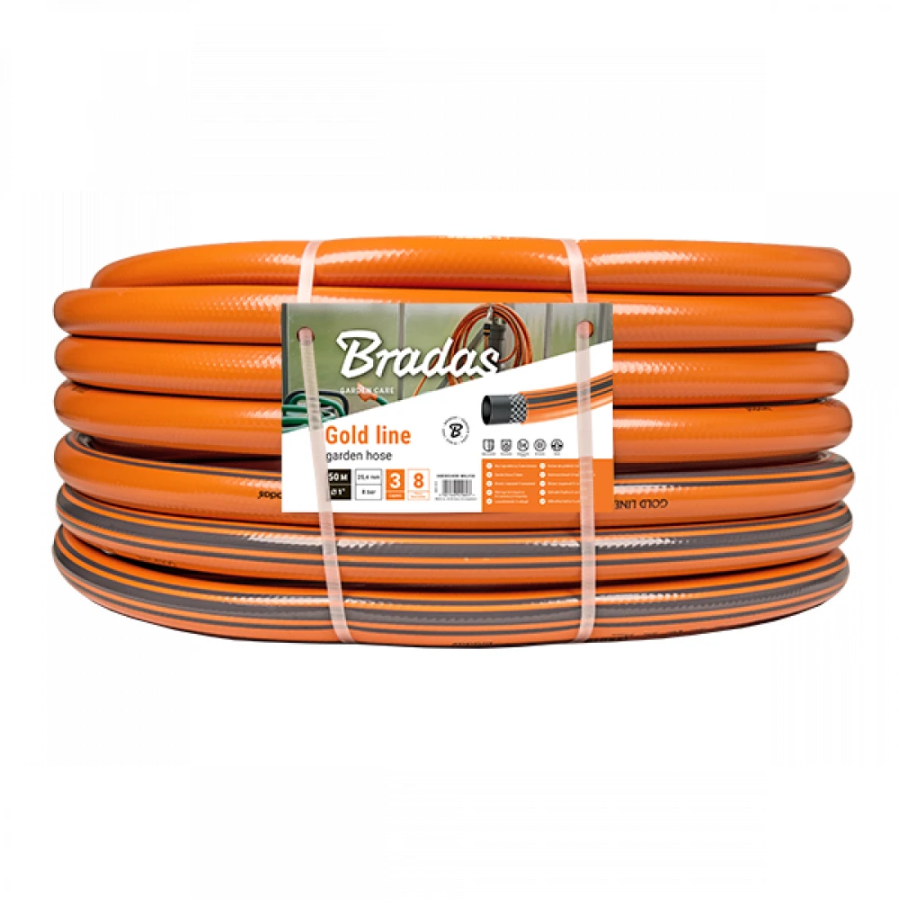Bradas GOLD LINE sodo žarna 1" 30m WGL130