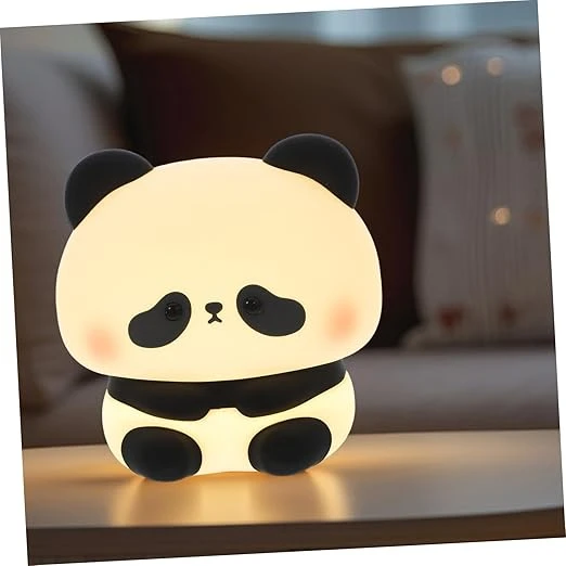 Goldlux Lampka dekoracyjna nocna LED PANDA mini 3000K akumulator + przewód USB-C