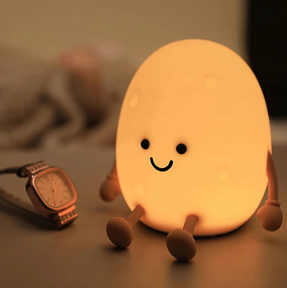 Goldlux Lampka nocna POTATO LED 3000K RGB su akumulatorem przewód USB C 335234