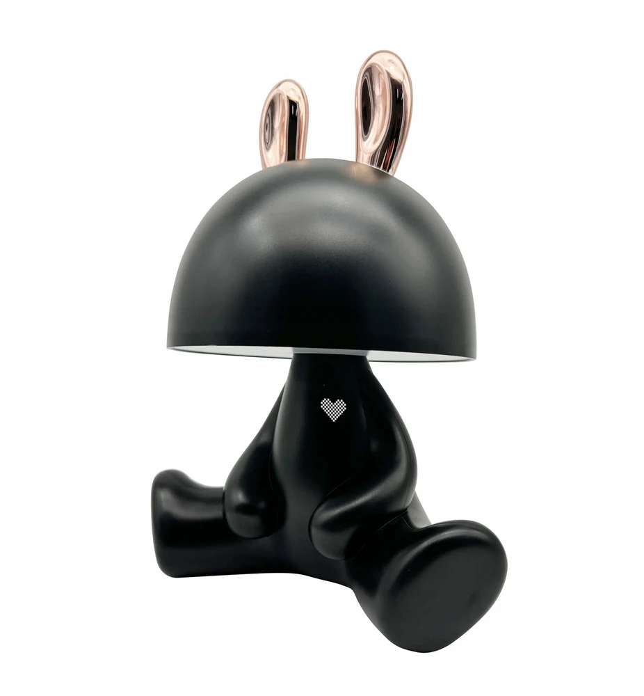 Goldlux Sanico FANCY LED lampka nocna 4000K akumulator przewód USB-C juoda 326218