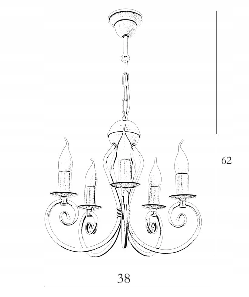 Goldsun Rožinė żyrandol lampa wisząca do pokoju dziecięcego KLIWAS 5 rožinė lampa