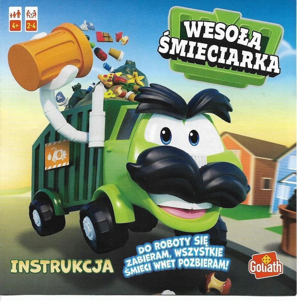 Goliath Games Laimingas šiukšliavežis