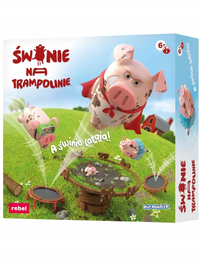 Goliath Games Kiaulės ant batuto PL